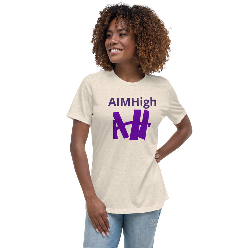 AIMHigh Logo Women's Relaxed T-Shirt