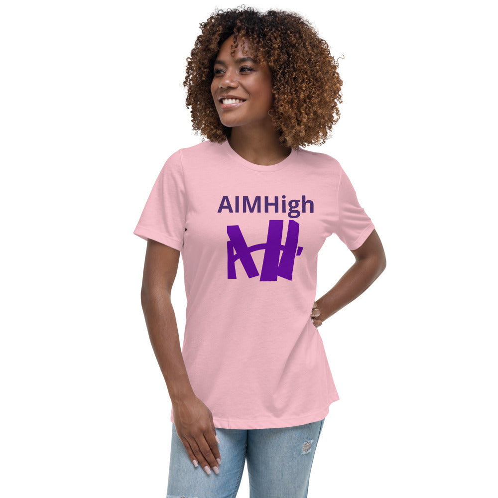 AIMHigh Logo Women's Relaxed T-Shirt